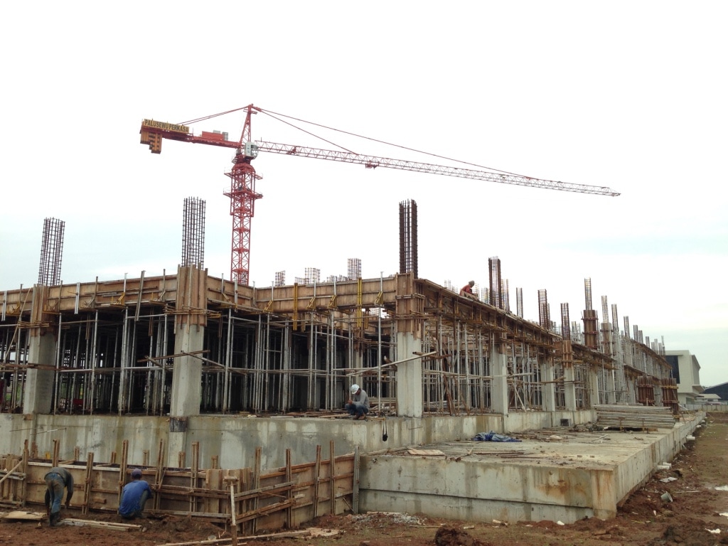 Konstruksi Tiang Pancang Bangunan Porject Tangerang